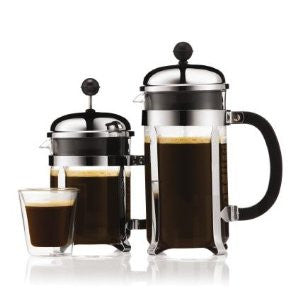 French press, cafetiere, coffee press, cafetière